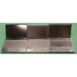 Three Laptops: Dell Vostro 3700, Lenovo B50, Sony SVE171A1M (WP97).