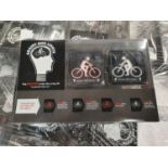 Direct from the Receiver bike lights new with batteries Brainy Bike Lights front and back RRP £19.95