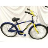 Corona Extra yellow and blue beach bike (HP).