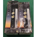 Pair of boxed Matrix Audio Concepts MX-1200 floor standing speakers (WP).