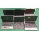Six laptops by Acer, HP, Dell and Lenovo (Direct from the receiver).