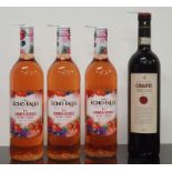 Four bottles of Alcohol (r.7,3,3,3)