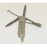 1902 Silver Penknife, Fully Hallmarked.