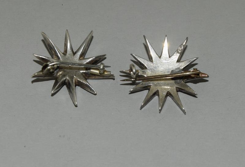 5 x Victorian Silver and Paste Sweetheart Brooches. - Image 2 of 7