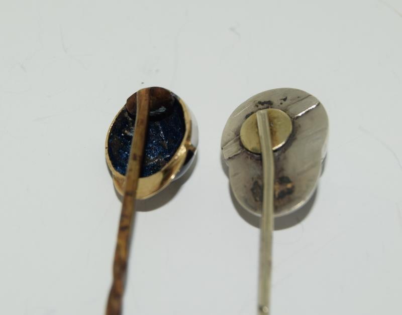 A collection of stickpins to include, 2 jockey caps. (NI007) - Image 3 of 4