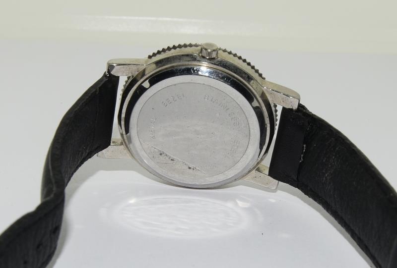 Real half crown dated 1948 quarts working wristwatch on leather strap - Image 4 of 6