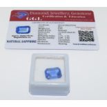 Natural Sapphire Gemstone, 8.9ct with Certificate