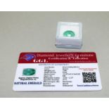 Natural Emerald Gemstone, 7.8ct with Certificate
