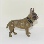 Cold Painted Bronze Figure of a Dog