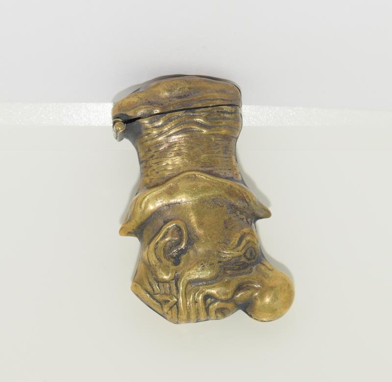 Brass Vesta Case in the Form of a Clown - Image 2 of 3