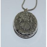 Antique 925 silver pendant
