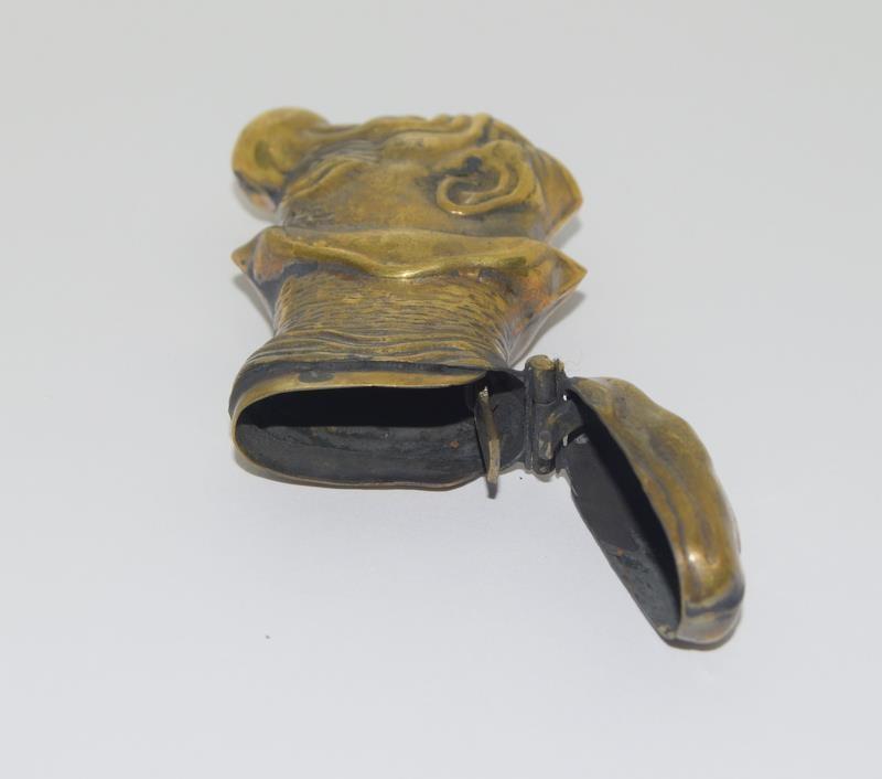 Brass Vesta Case in the Form of a Clown - Image 3 of 3