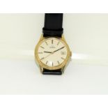 Gold Plated Vintage Omega Manual Wind Wristwatch.