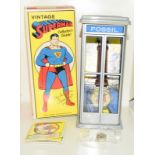 Vintage Superman Fossil Collectors watch. Complete with badge, papers and both boxes.