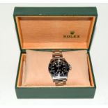 Rolex Submariner Spider Dial wristwatch. Model No.5513, boxed.
