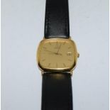 Omega Deville Gold plated gents wristwatch - working.