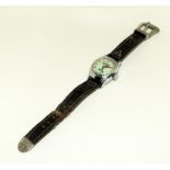 Timex Hop Along Cassidy manual wind 1950s original watch. Signed on the back "Good Luck Hoppy "