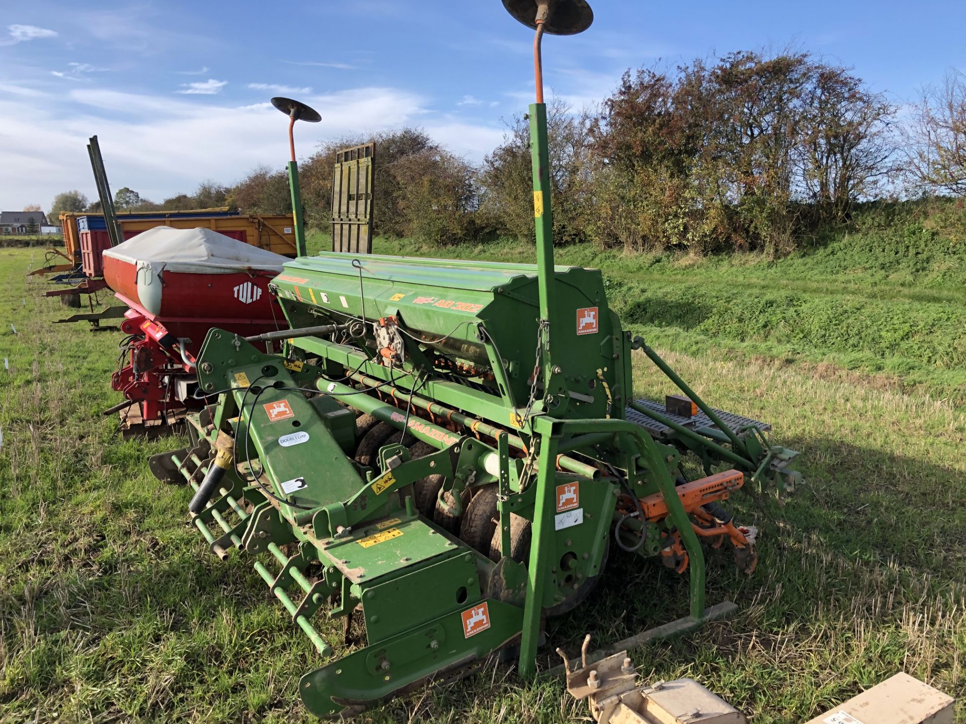 AMAZONE COMBI DRILL, RP AD 302, DRILL STAR, POWER HARROW, SUFFOLK COULTER. - Image 6 of 12