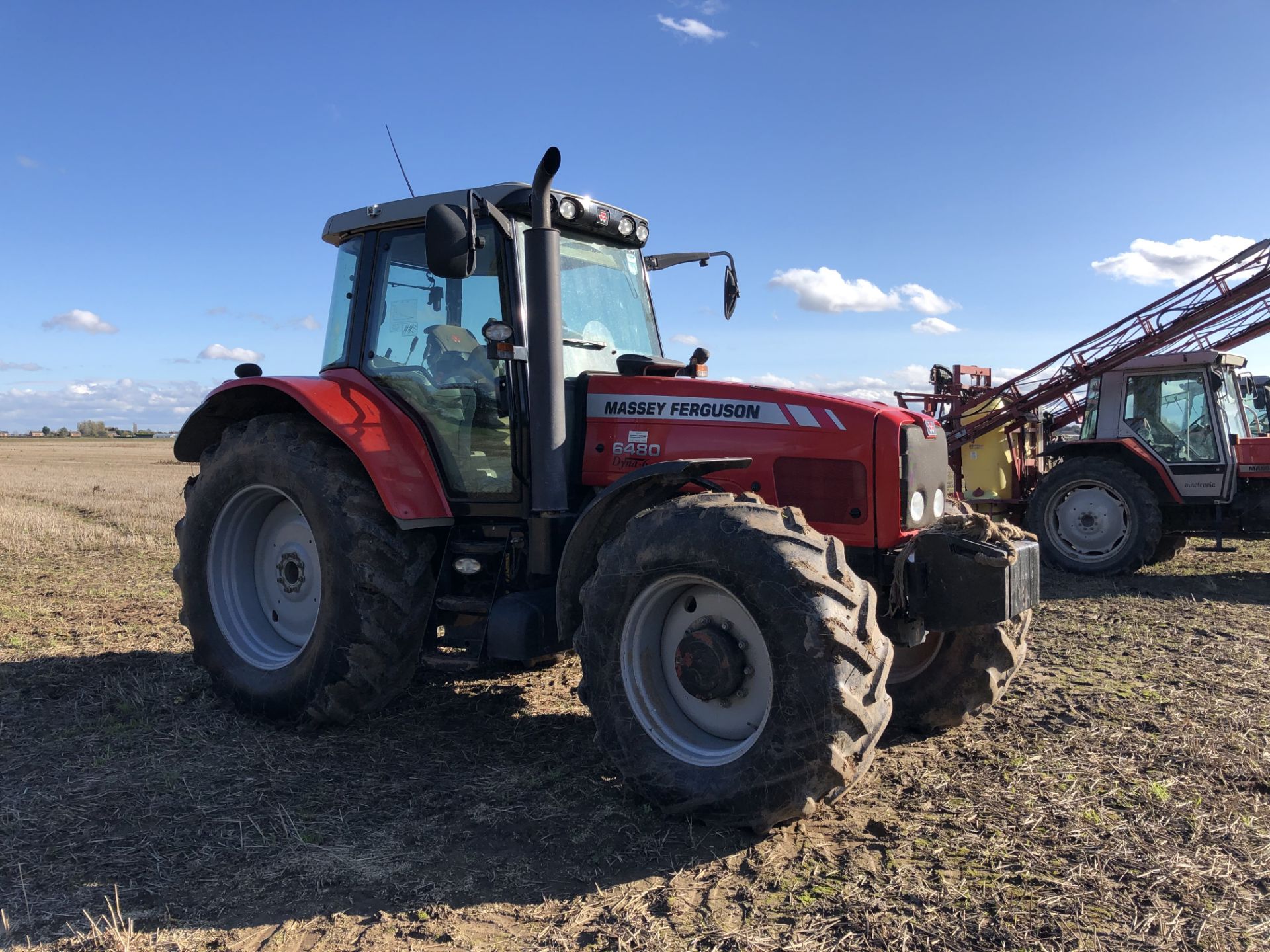 2007 AU07 DVC MASSEY FERGUSON DYNA-6, 6480, 3 SPOOL VALVES, REAR TYRES 20.8 R38, FRONT TYRES 16. - Image 5 of 14