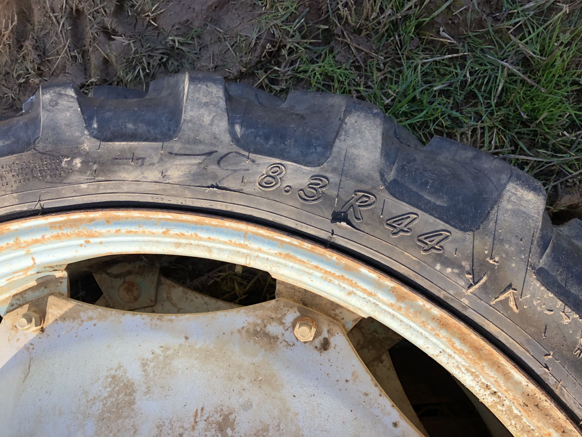 2 X 8.3 - 44 WHEELS AND TYRES. - Image 3 of 4