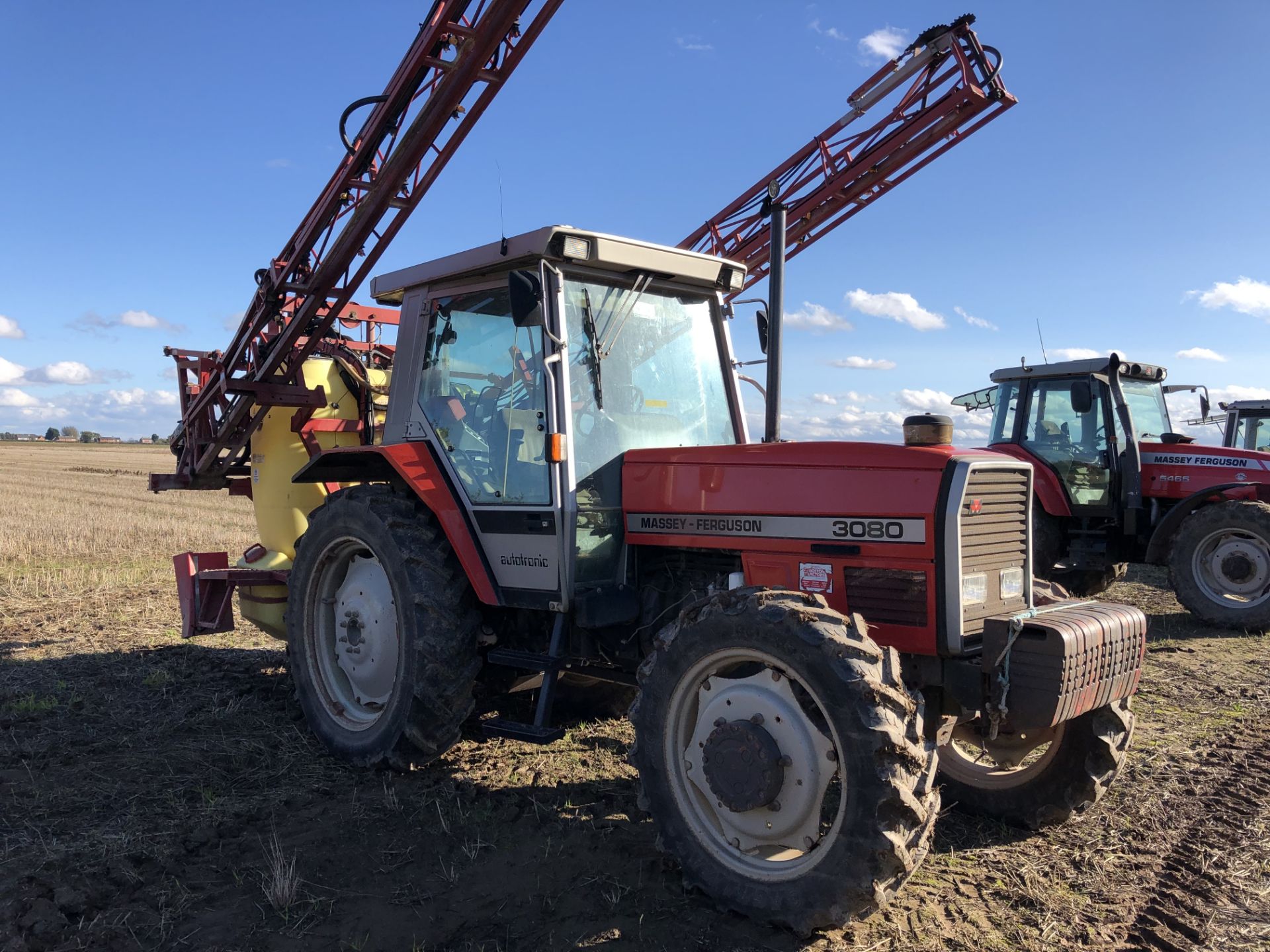 1991 J349 CAH MASSEY FERGUSON 3080 AUTOTRONIC, REAR TYRES 13. - Image 4 of 10