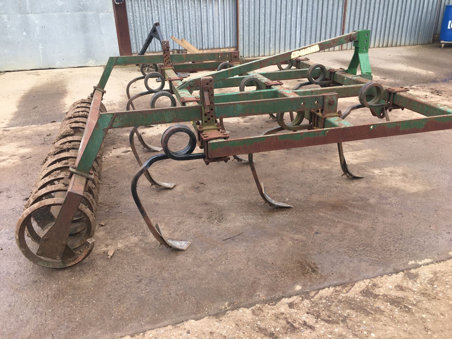 COUSINS STRAWBOY CULTIVATOR WITH CAGE PACKER ROLL