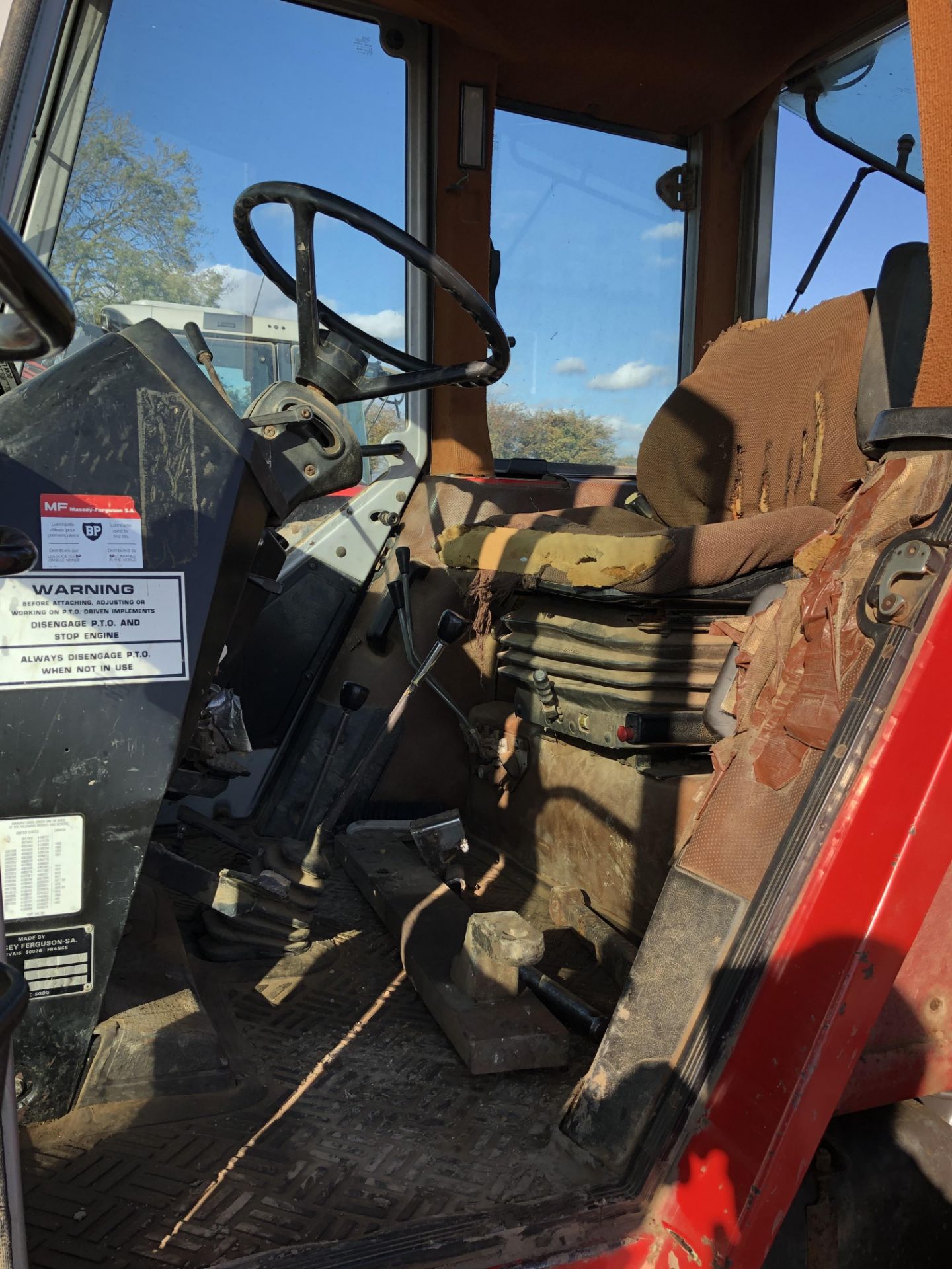 1984 B963 TDO MASSEY FERGUSON 698T TRACTOR, 6,852 HOURS, REAR TYRES 13.6 R38, 2 SPOOL VALVES. - Image 13 of 15