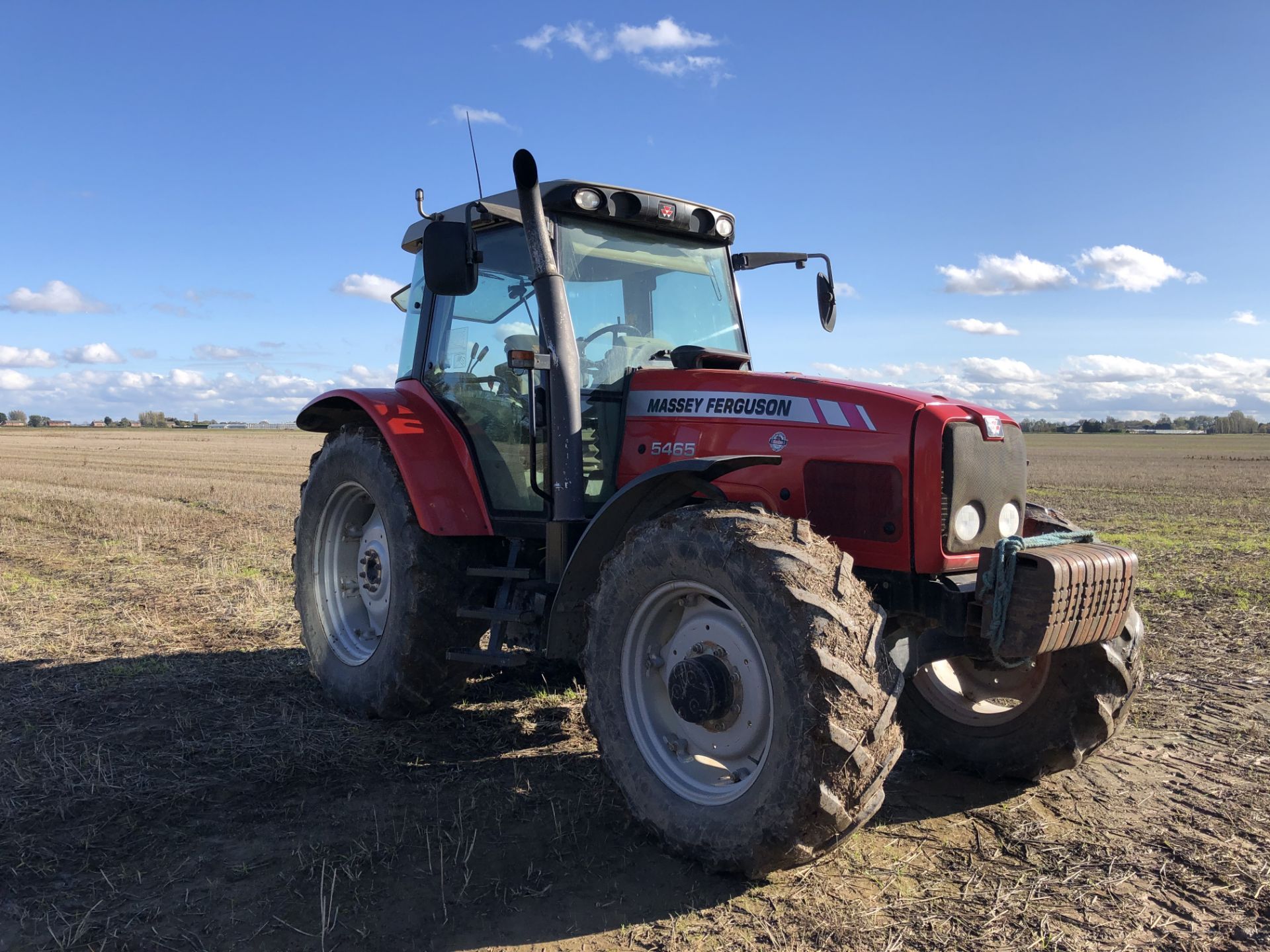 2005 KX05 KXT MASSEY FERGUSON 5465 TRACTOR, REAR TYRES GOODYEAR 18.4 R38, FRONT TYRES GOODYEAR 14. - Image 5 of 10