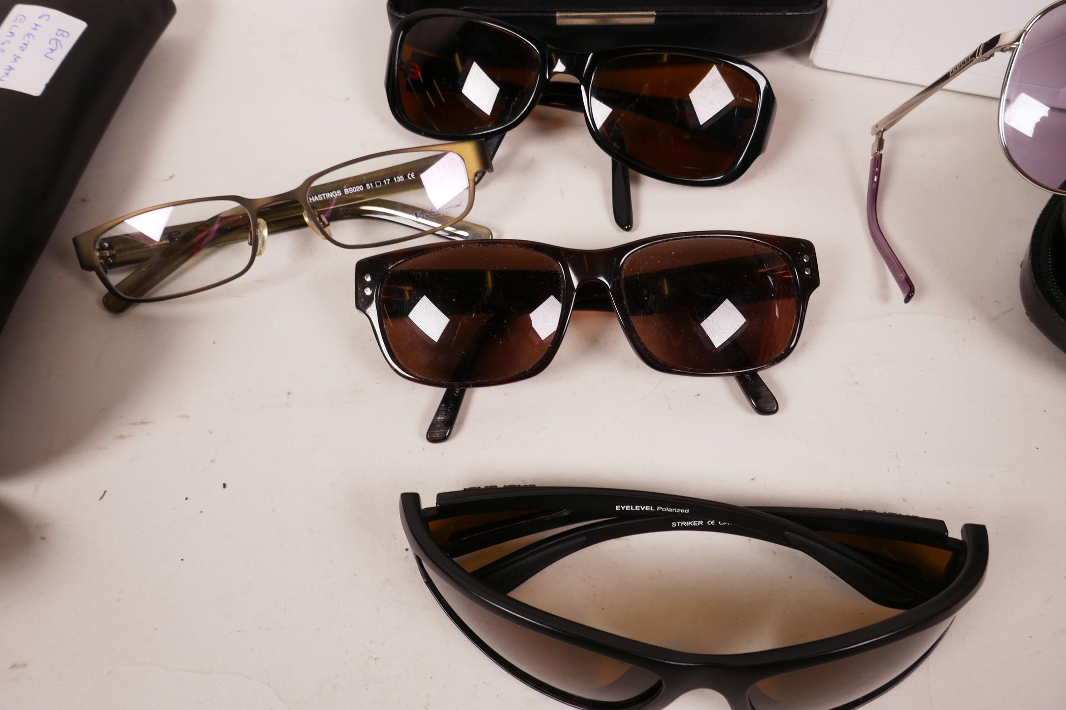 Six pairs of designer sunglasses including Jasper Conran, Ben Sherman etc - Image 2 of 3