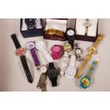 A collection of wristwatches