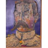 Portrait of Lord Kitchener, oil on canvas, signed indistinctly, late C20th, 24" x 30"