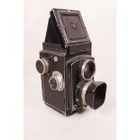 A vintage Rolleicord twin lens reflex camera, serial number 1373196