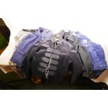 A quantity of ladies' designer clothing including a Karen Millen velvet jacket