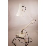 A mid C20th original Anglepoise desk lamp, model 90 in white