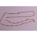 A long 22ct gold necklace (12 grams)