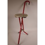 An Italian Ulisse by Ivan Loss walking seat, 34" long