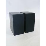 A pair of AVI Nu Neutron monitor speakers, serial no. 01139, 5½" x 8½", 10½" high