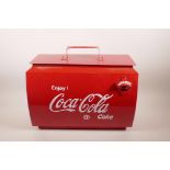 A Coca Cola drinks cooler, 17" x 9", 12" high