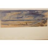 Allan Freer, 'Coast near Benacre Suffolk', signed lower left, 13½" x 5"