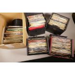 A large quantity of 7" 45rpm records