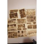 Approximately eighty postcards, scenes and subjects in and around Versailles, France