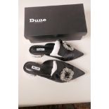 A pair of Dune ladies' 029 Carouse slip on dress shoes, size 8 (unworn), boxed