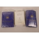 Royal memorabilia, a boxed slice of cake from the wedding of Prince Andrew and Sarah Ferguson,