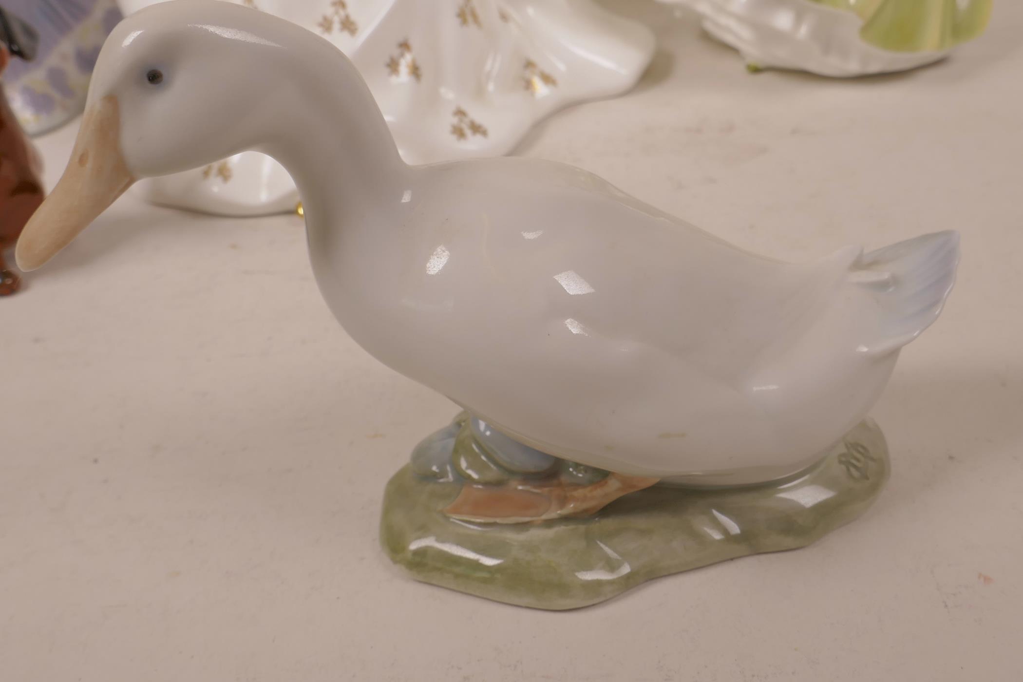 A Royal Doulton porcelain figurine, 'My Love' HN2339 by Peggy Davies, together with a Royal - Image 4 of 6