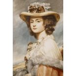 Sydney E. Wilson (British, 1869-?), 'Mrs Davenport' after George Romney, 'Mrs Sampson' after