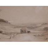 George B. Campion, The Road to Eltham, Kent, Severndroog Castle and Castle Wood, unsigned, pencil