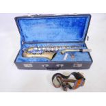 A Lignatone saxophone, Classic Deluxe, inscribed Amati Kraislice, no 506 76, in fitted case