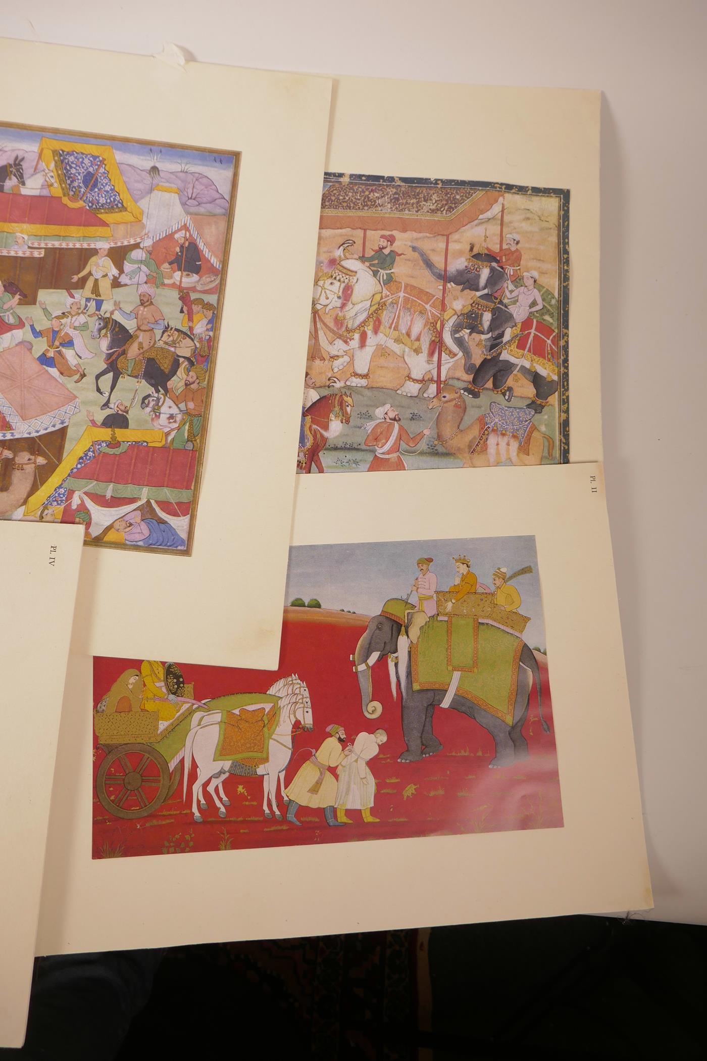 A print portfolio of Indian 'Kishangarh Painting' from the 'Lalit Kala Series', no.22, 18" x 14" - Image 5 of 6