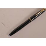 A Parker fountain pen with 14ct nib