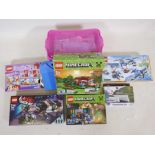 A collection of boxed sets and loose Lego, to include Minecraft, Lego Movie, Friends, Creator etc,